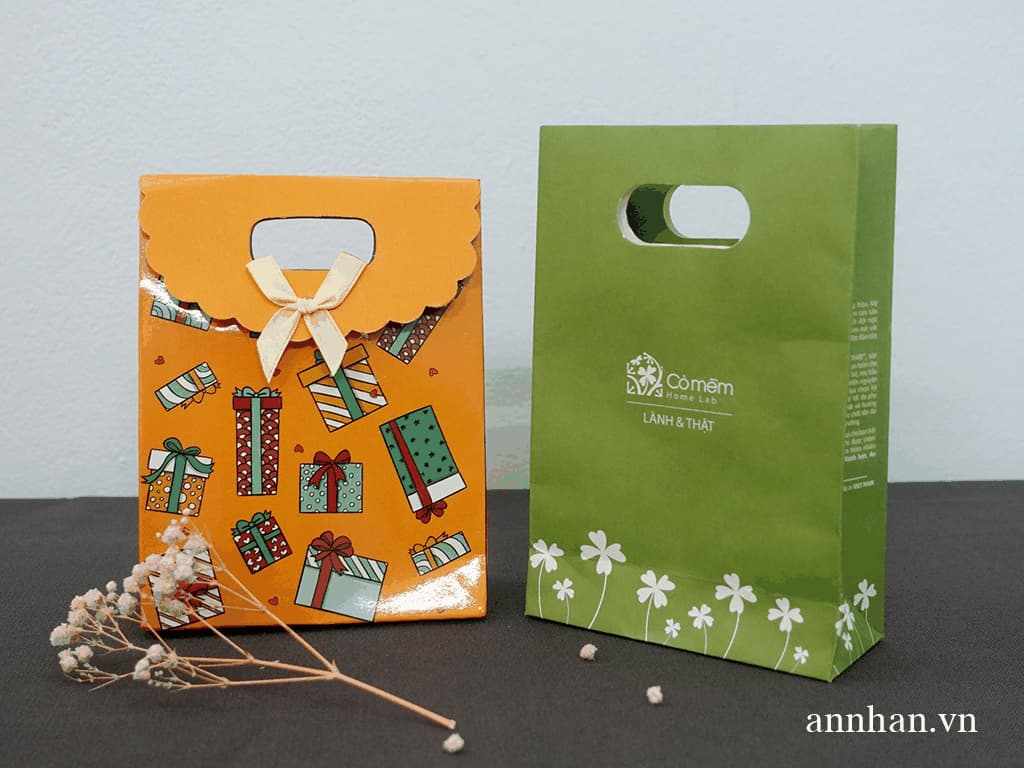 Túi giấy quai xách - nắp gập